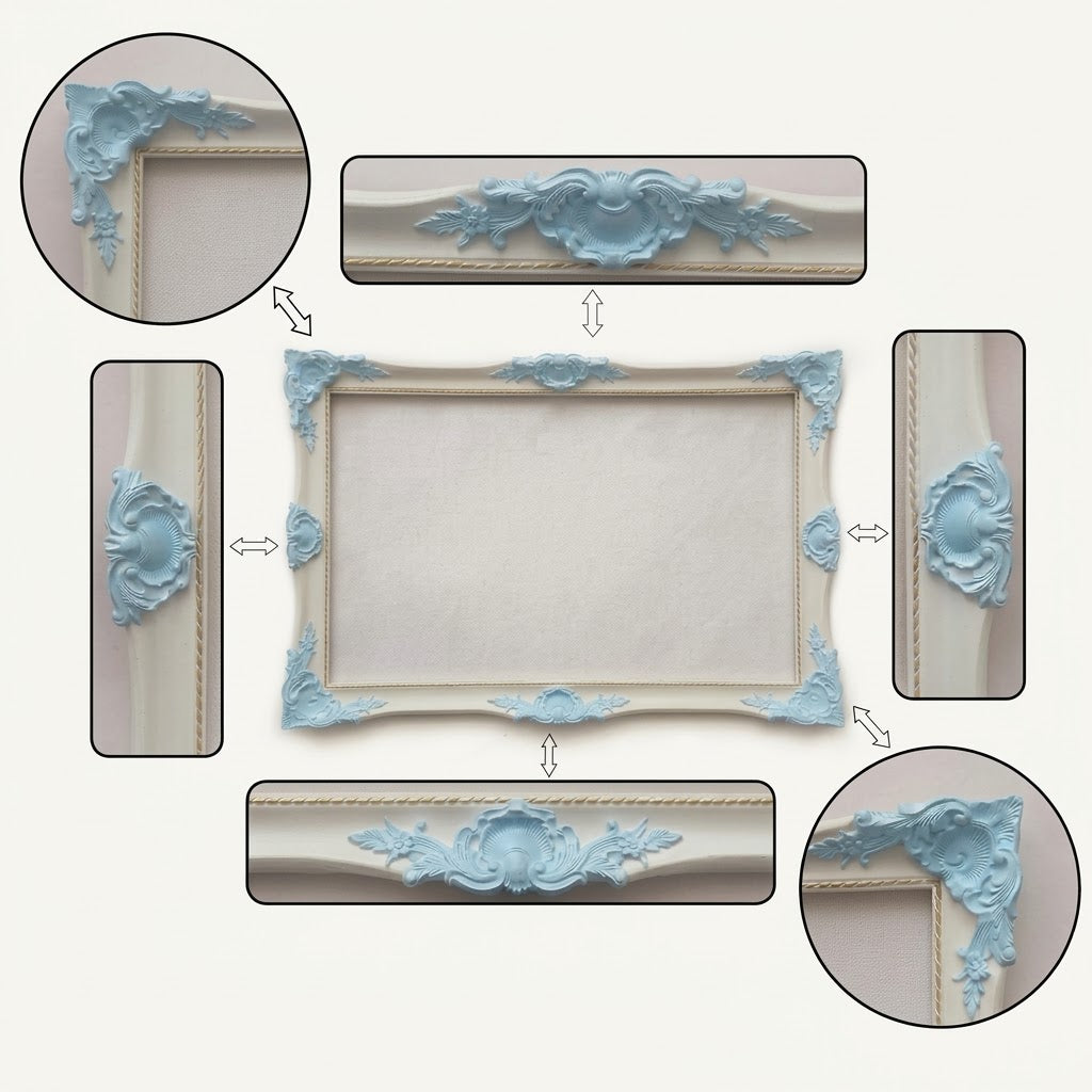 Elegant Vintage TV Frame – Custom Colors for Samsung, LG & More
