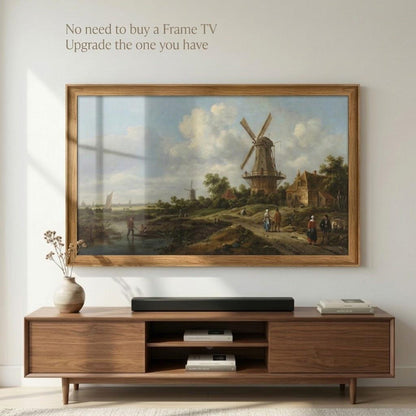 Frame tv frame | Custom Size TV Frame | Modern Wall Art TV Decor | U4506NV