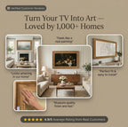 Frame tv frame | Custom Size TV Frame | Modern Wall Art TV Decor | U4506NV