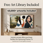 Frame tv frame | Custom Size TV Frame | Modern Wall Art TV Decor | U4506NV