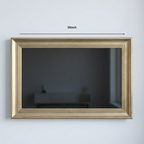 Antique Gold Baroque TV Frame, Luxury European Style Samsung Art, Polystyrene Plastic U5350NV