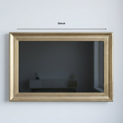 Antique Gold Baroque TV Frame, Luxury European Style Samsung Art, Polystyrene Plastic U5350NV