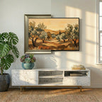 Antique Gold Baroque TV Frame, Luxury European Style Samsung Art, Polystyrene Plastic U5350NV