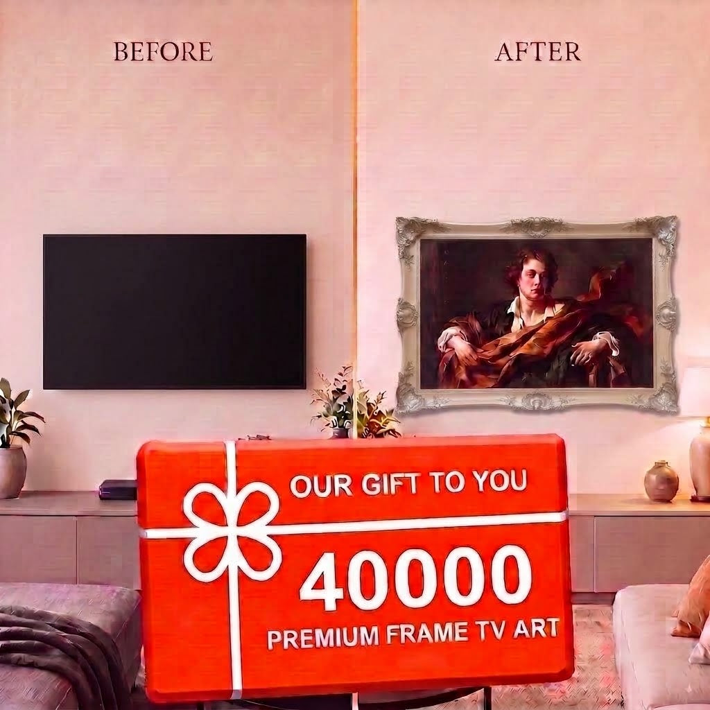 Elegant Ornate TV Frame, Custom Color & Size, Classic Decorative TV Bezel