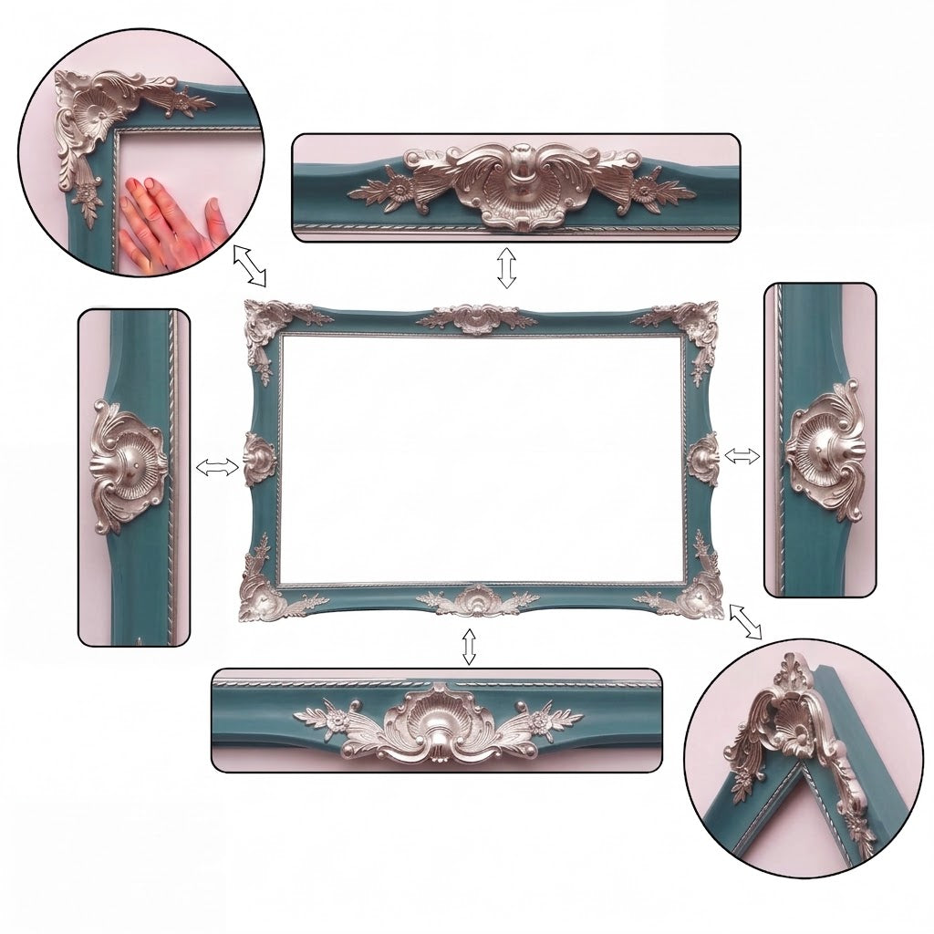 Custom Vintage TV Frame, Ornate Decorative Bezel for Samsung, LG, TCL & More