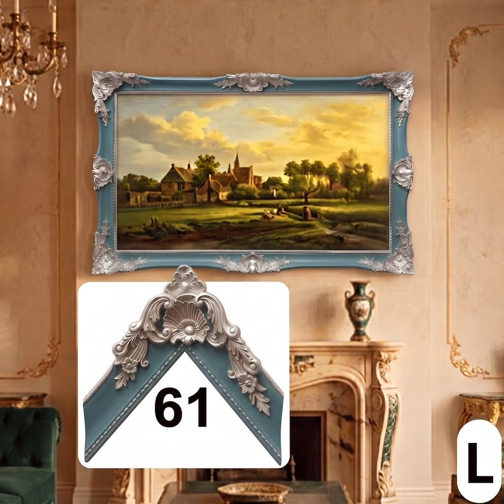 Antique Style TV Frame, Custom Ornate Bezel for Any TV, Handmade in Multiple Colors